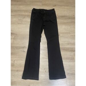 American Eagle Kick Boot Pants Stretch Black Chino Size 0 Regular Flare